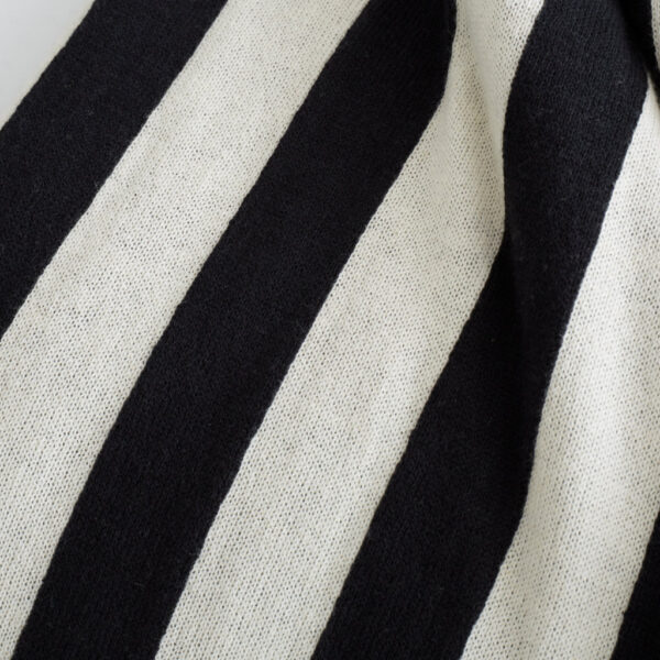Knitted Stripe Bedspread Throw 150cm x 220cm Style Sisters Detail