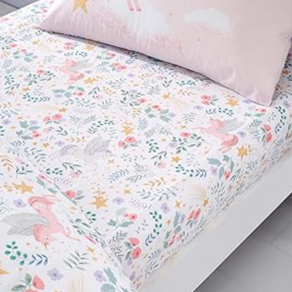 Fairytale Unicorm Fitted Sheet Main