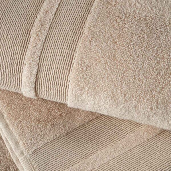 Terence Conran Blue Natural Twist Cotton Modal Towel Close Up Image