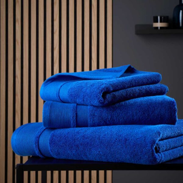 Terence Conran Blue Zero Twist Cotton Modal Towels lifestyle image