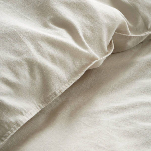 Terrence Conran Relaxed Cotton Linen Natural Edging Detail