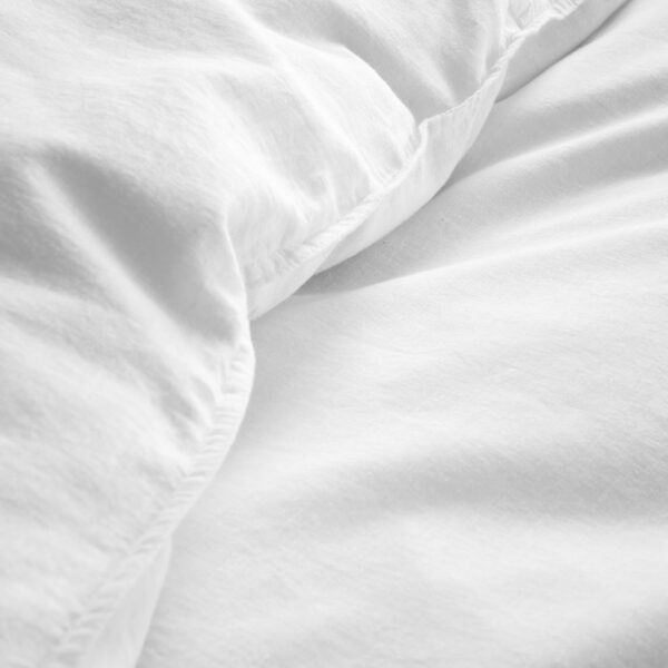 Terrence Conran Relaxed Cotton Linen White Edging Detail