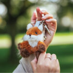 Wrendale Plush Keyring Autumn Fox Lifestlye Image