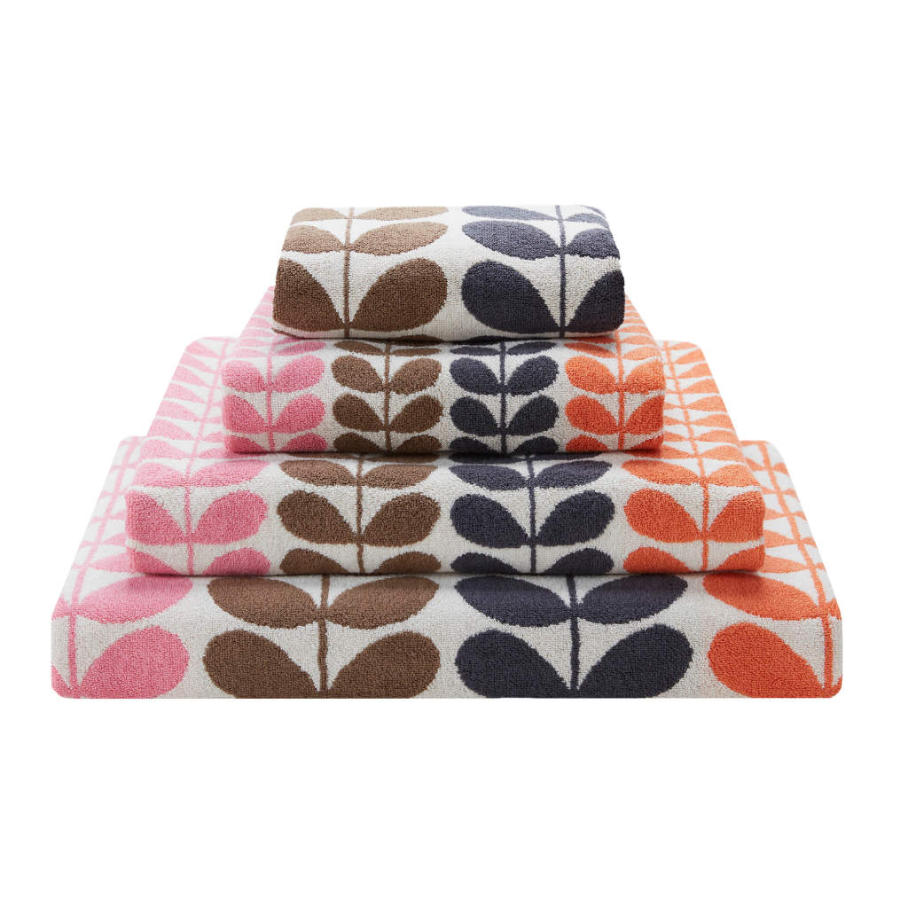 Orla Kiely Multi Stem Auburn Bathroom Towels - Fab Furnishings