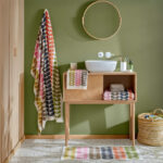 Orla Kiely Multi Stem Auburn Towels Lifestyle Image