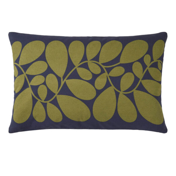 Orla Kiely Sycamore Stripe - Blue Reverse Cushion Image