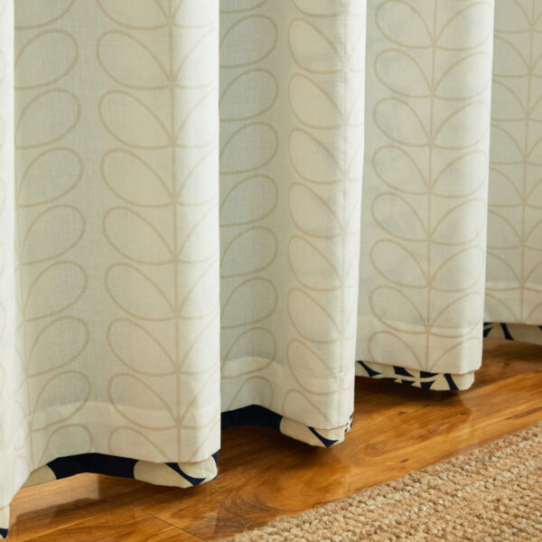 Orla Kiely Sycamore Stripe Curtain Lining Reverse Image