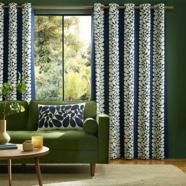 Orla Kiely Sycamore Stripe Lined Curtains