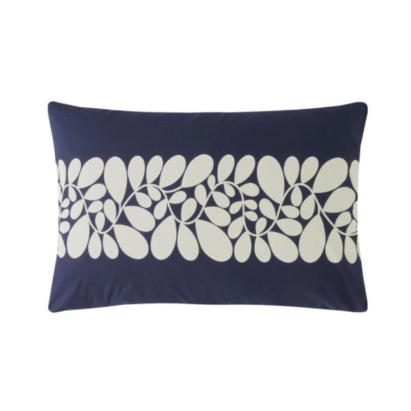 Orla Kiely Sycamore Stripe Space Blue Pillowcase