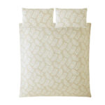 Orla Kiely Wisteria Taupe Duvet Cover Set Overhead Image