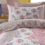 Cath Kidston Patchwork Bedding Pink Close Up Image