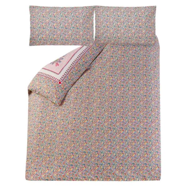 Cath Kidston Patchwork Bedding Pink Cut Out Reverse