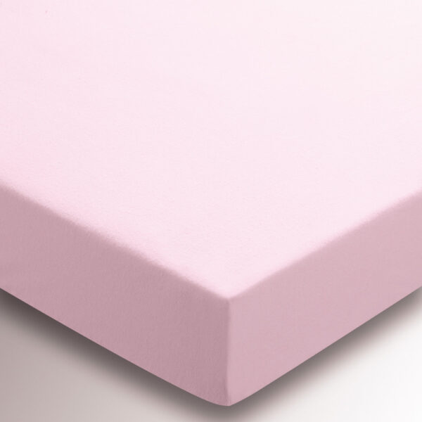 Helena Springfield Brushed Cotton Sheets Baby Pink Close Up Image