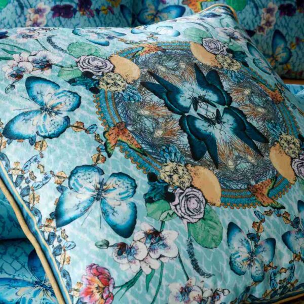 Heritage Butterfly Cushion Close up Image