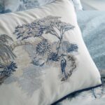 RHS Japanese Garden Cushion Showing Piped Edging