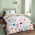 RHS Woodland Alphabet Natural Duvet Cover Set