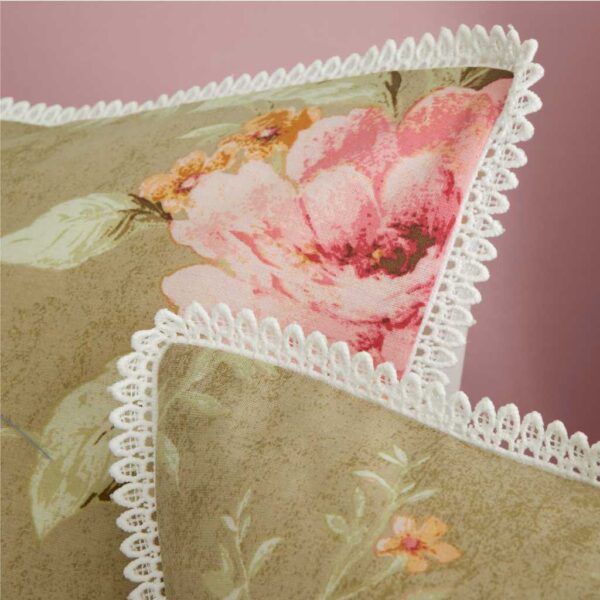 Bridgerton Penelope Floral Pillowcase Detail Image