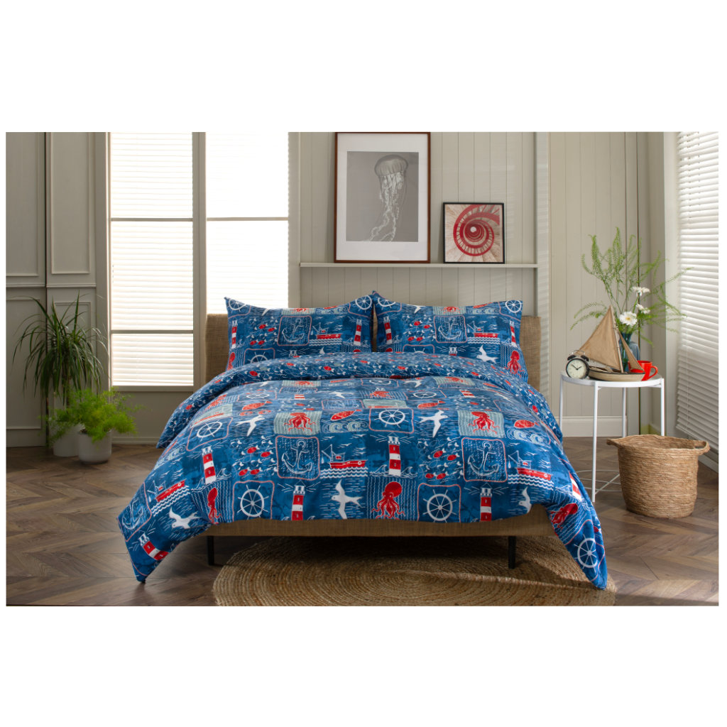 Coastal Patch Duvet Cover Set