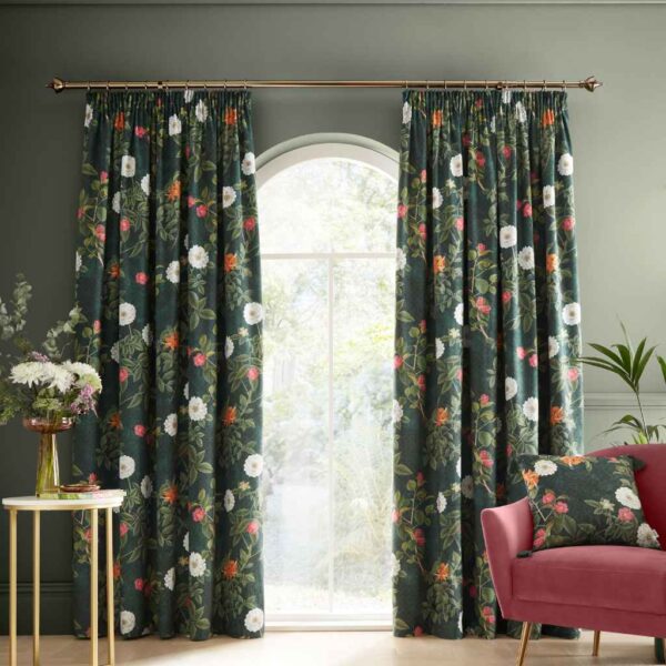 RHS Arcadia Floral Curtains Main Image
