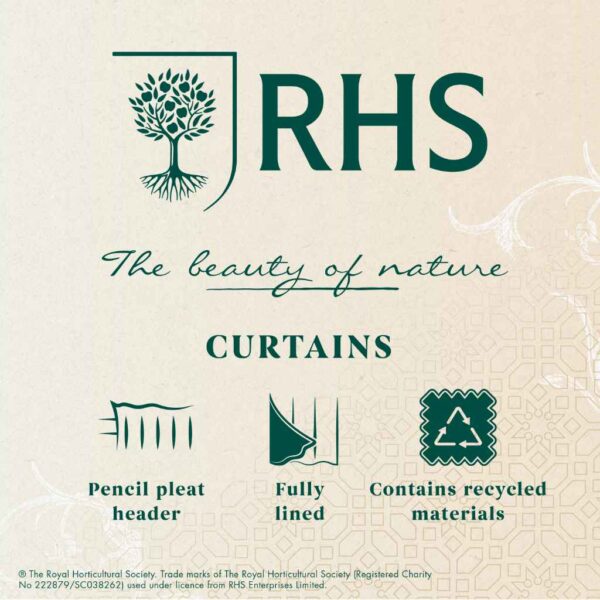 RHS Curtains Details Logo Image