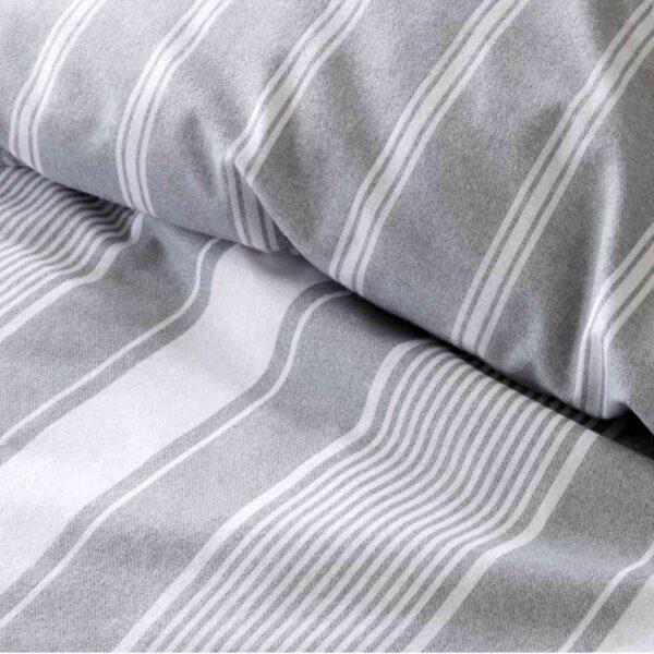 Bianca Brushed Ticking Stripe Detail Image