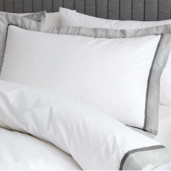 Bianca Mayfair White Silver Pillowcase Image