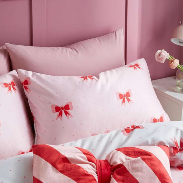 Sassy B Dotty Bows Pillowcase Image