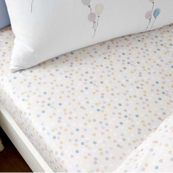 Bianca Brushed Balloons Fitted Sheet Image