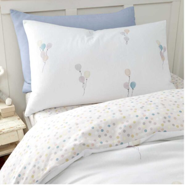 Bianca Brushed Balloons Pillowcase Image