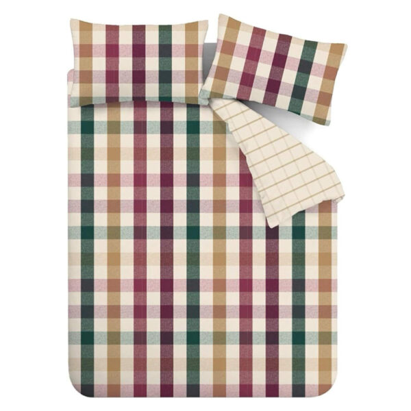 Lansfield Autumn Check Plum Cut Out Image