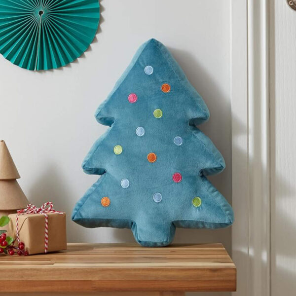 Lansfield Christmas Tree Green 3D Cushion Main Image