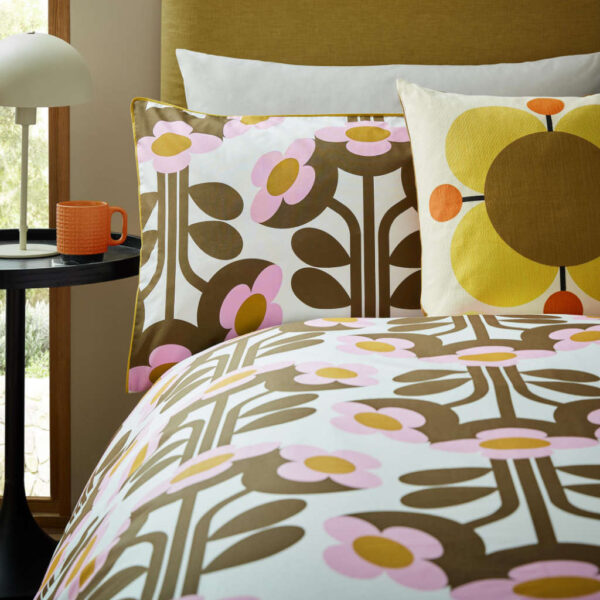 Orla Kiely Buttercup Blossom Bedding Close Up Image