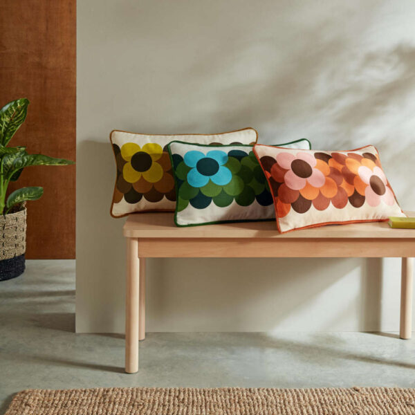 Orla Kiely Retro Flower Stripe Cushions