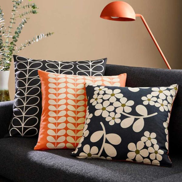 Orla Kiely Wisteria Navy Cushion