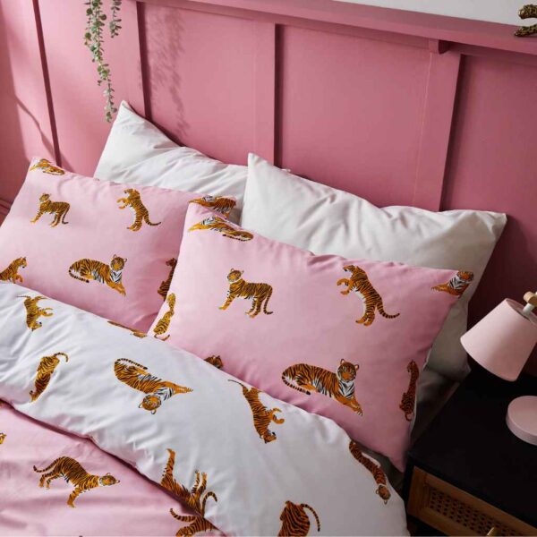 Sassy B Tiger Pink Pillowcase Image