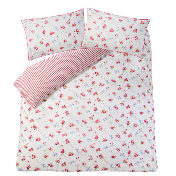 Cath Kidston Rose & Bows Duvet Cover Set Cut Out