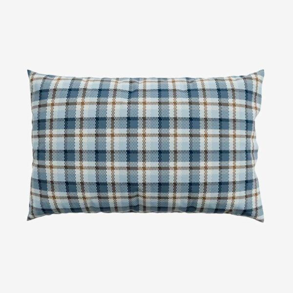 Cosy Check Brushed Cotton Bedding Blue & Red Pillowcase