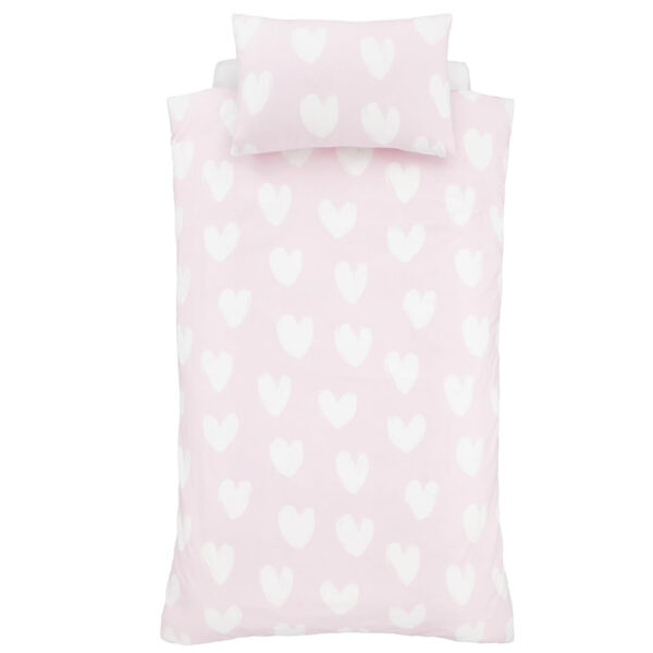 Lansfield Brushed Hearts Pink Cut Out Image