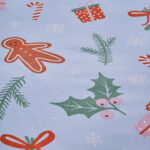 Lansfield Christmas Gingerbread Blue Detail Image