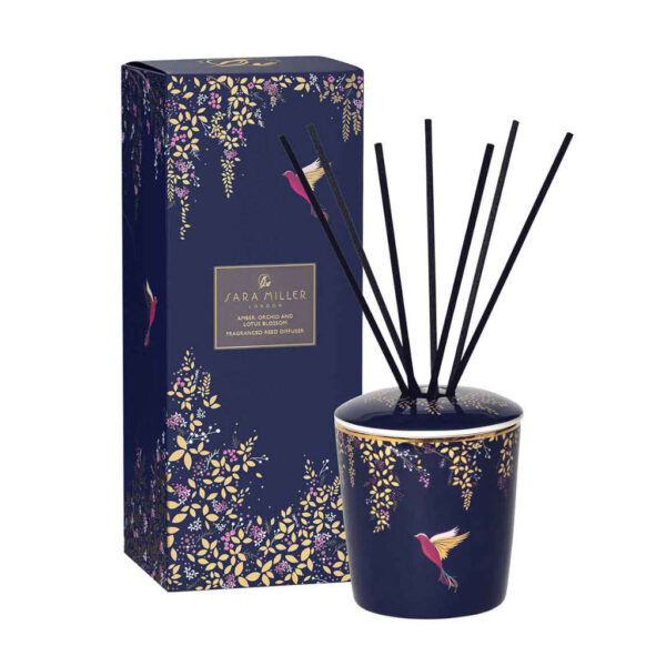 Sara Miller Amber diffuser showing packaging