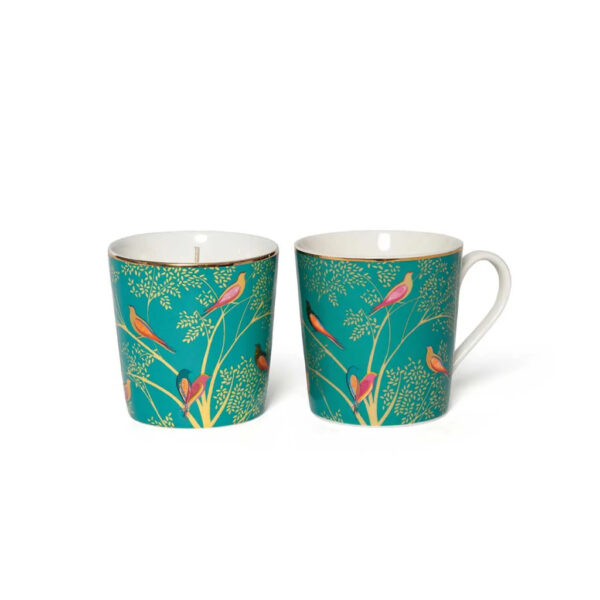 Sara Miller Cheslsea Collection Mug and Candle Gift Set Close Up