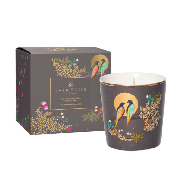 Sara Miller Geranium Candle with Packaging