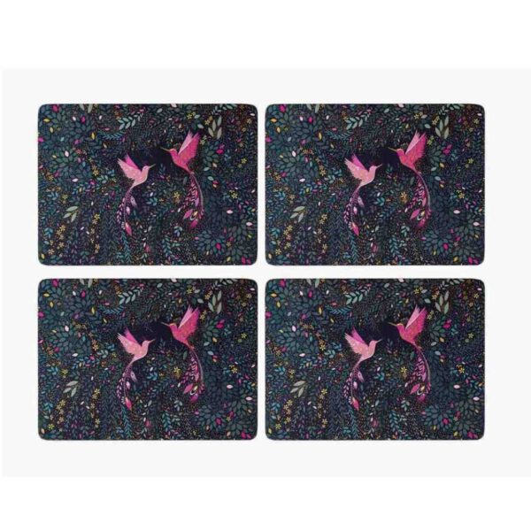 Sara Miller Hummingbird Paradise Placemats Set of 4