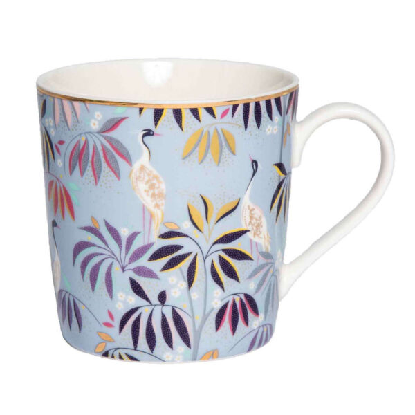 Sara Miller India Collection Crane Garden Mug