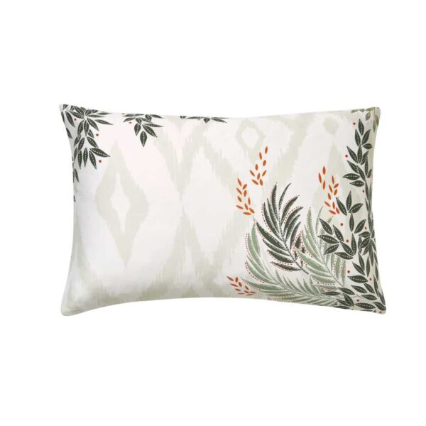 Sara Miller Palm Garden Light Stone Right Pillowcase