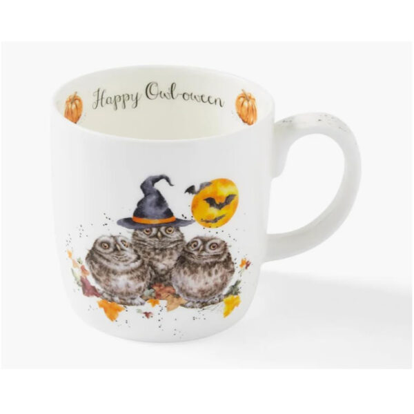 Wrendale Designs Happy Owl-O-Ween Mug