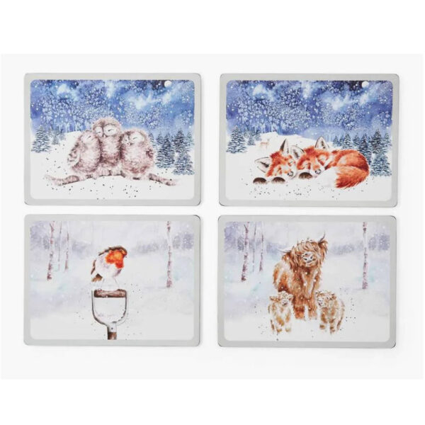 Wrendale Winter Sky Large Placemats Set of 4