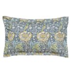 Morris & Co kennet Indigo & Gold Pillowcase