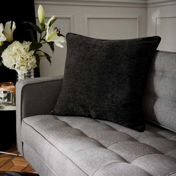 Selene Black Cushion Image