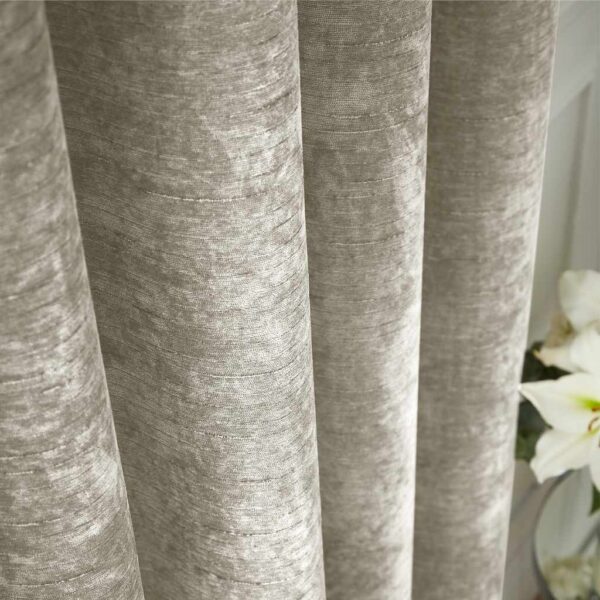 Selene Cream Curtains Close Up Image